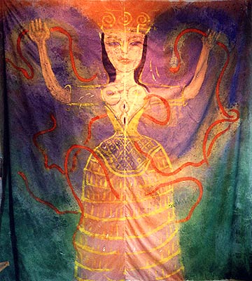 SNAKE GODDESS (BANNER)